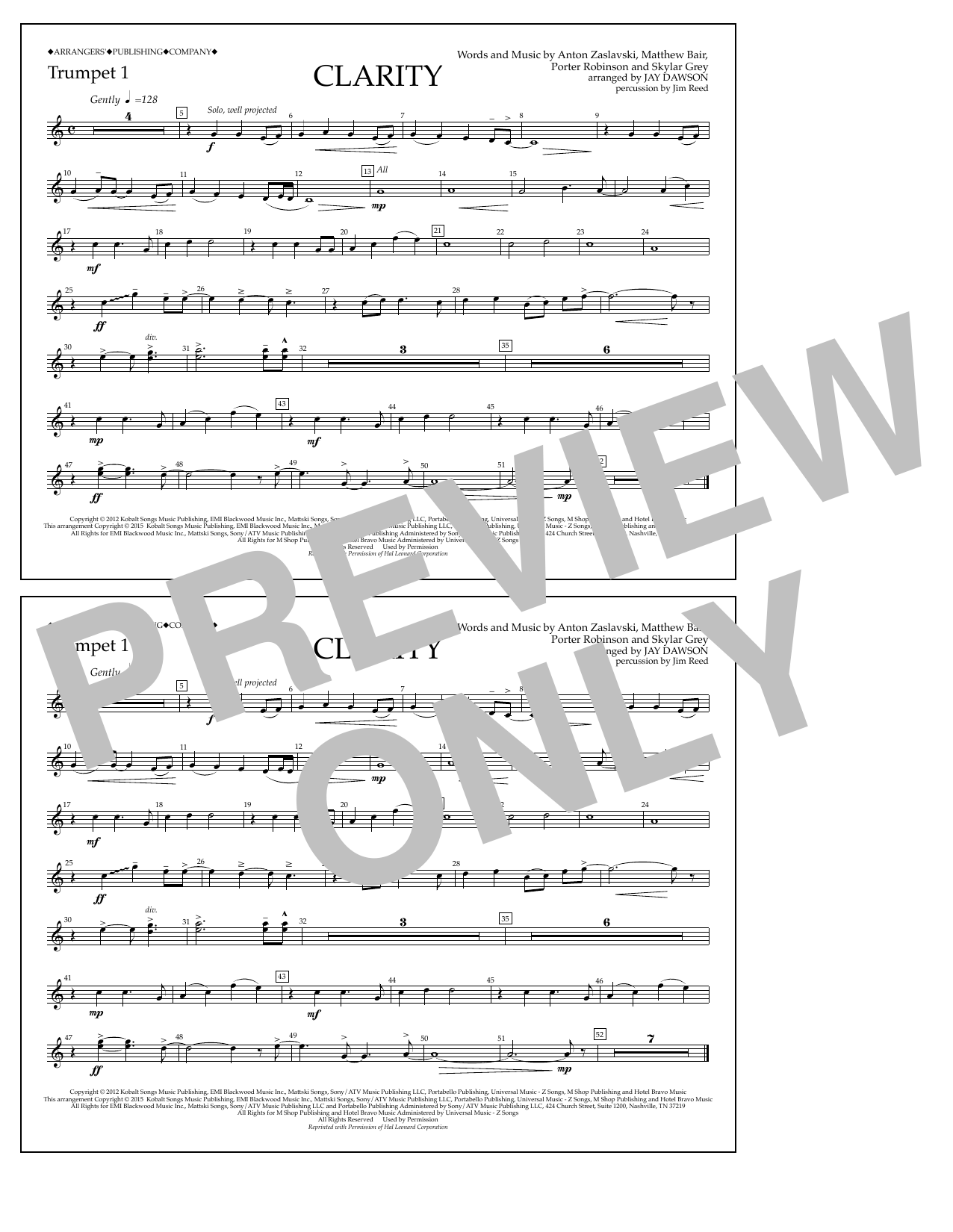 Produktbild zu: Clarity - Trumpet 1
