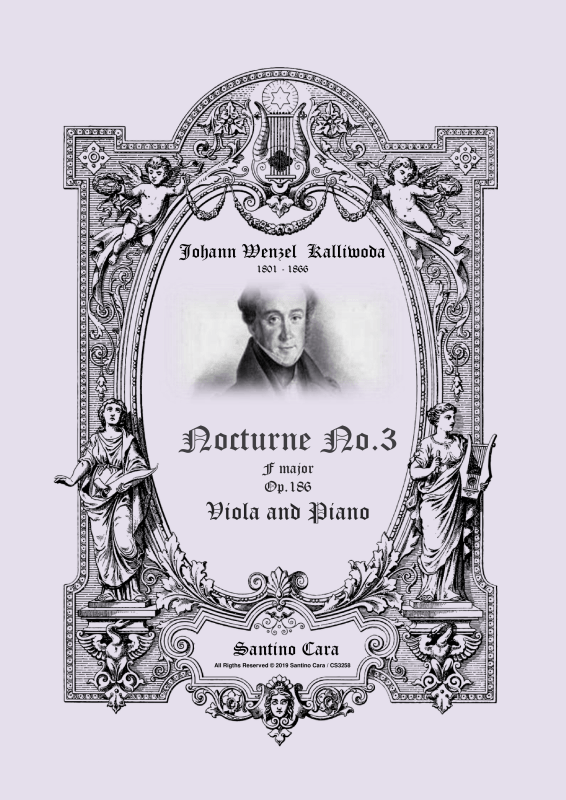 cover: Nocturne Nr.3 Op.186, , Viola und Klavier