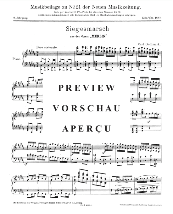 Produktgalerie: Seite 2 von 3 Siegesmarsch , , Klavier Solo