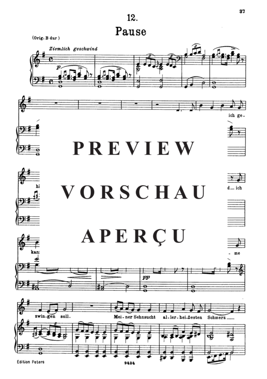 gallery: Pause D.795-12 (Die Schöne Müllerin) , ,  (Gesang tief + Klavier)
