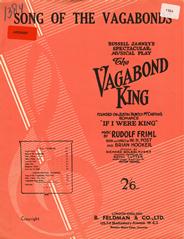 cover: Song Of The Vagabonds, Rudolf Friml