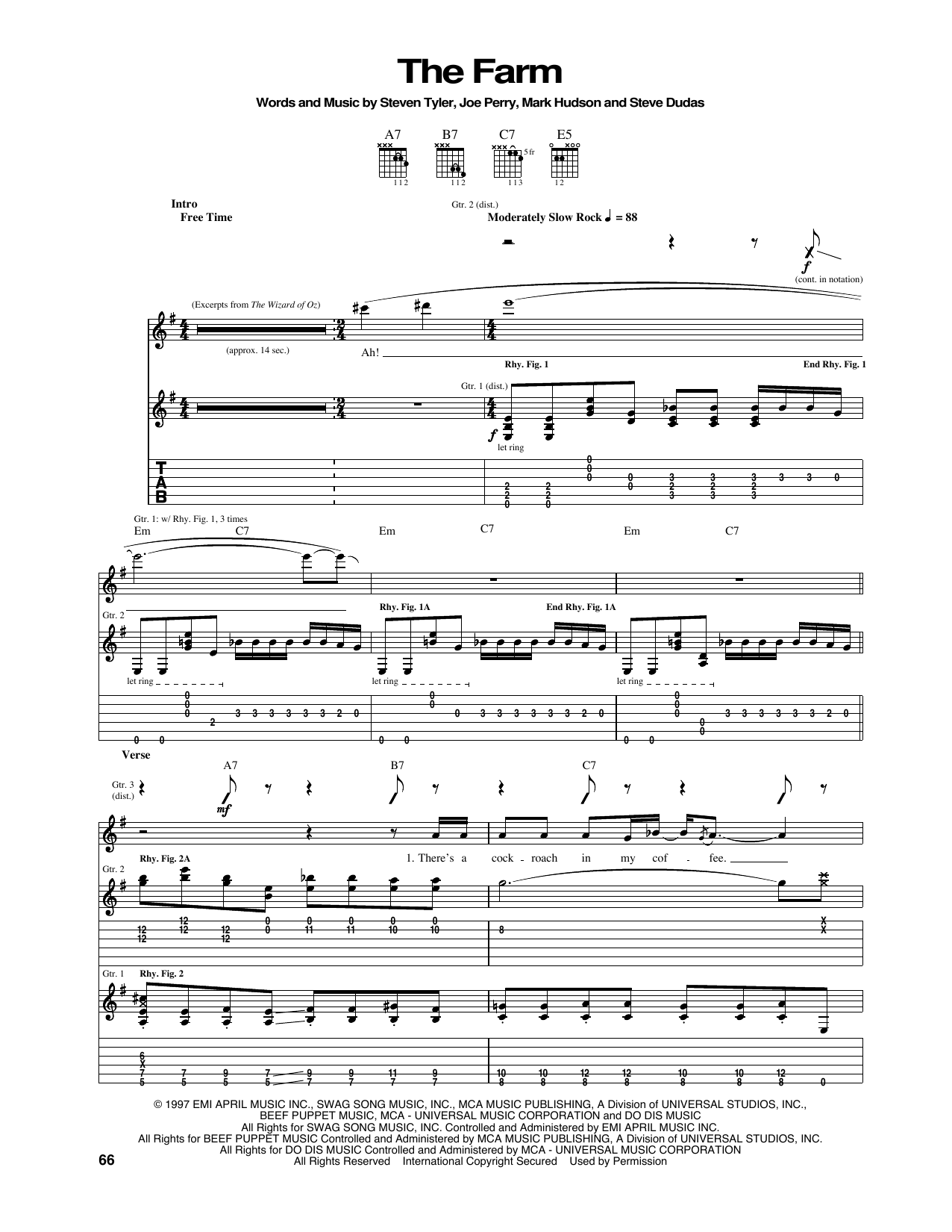 Product gallery: Page 1 of 1 The Farm, Aerosmith