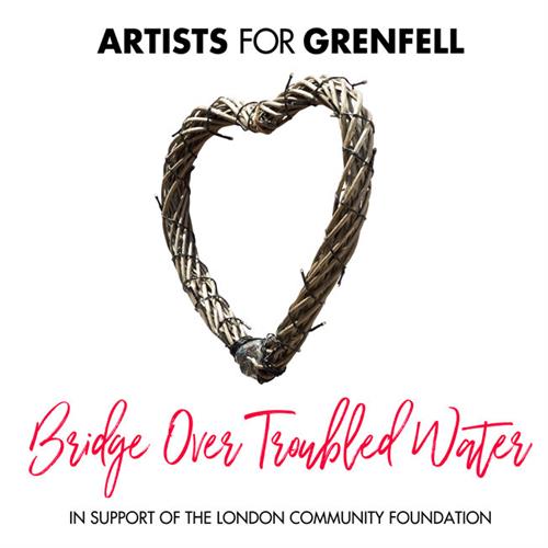 cover: Bridge Over Troubled Water, Artists For Grenfell, Gesang, Gitarre, Klavier