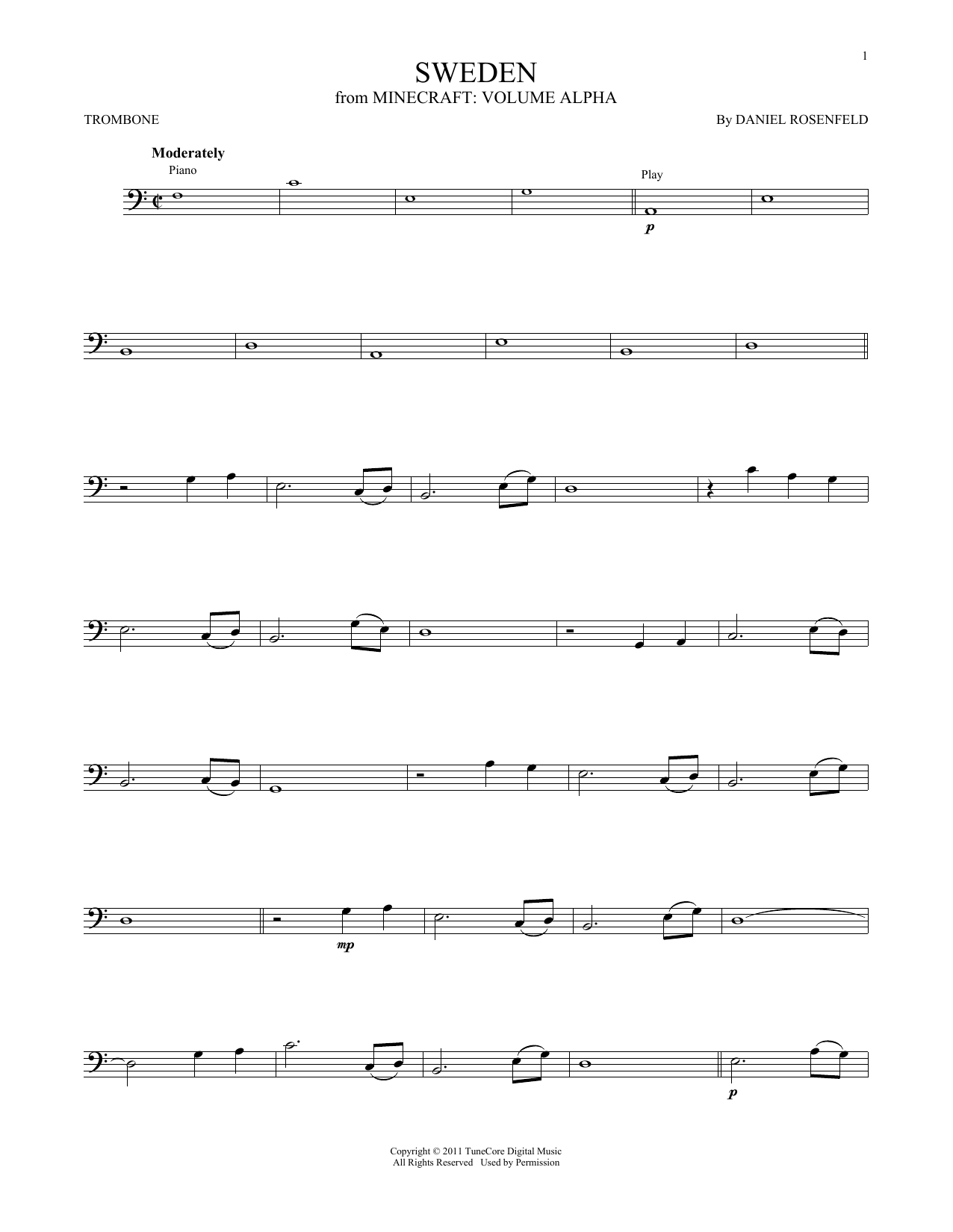 Product gallery: Page 1 of 1 Sweden (from Minecraft), C418