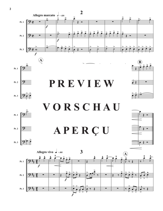 Product gallery: Page 3 of 21 Musica Festiva , , (Trio for trombone/baritone)