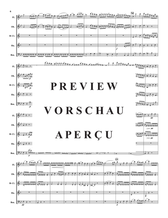 Produktgalerie: Seite 7 von 21 Overture in B-flat, D. 470 , , (Holzbläser-Quintett)