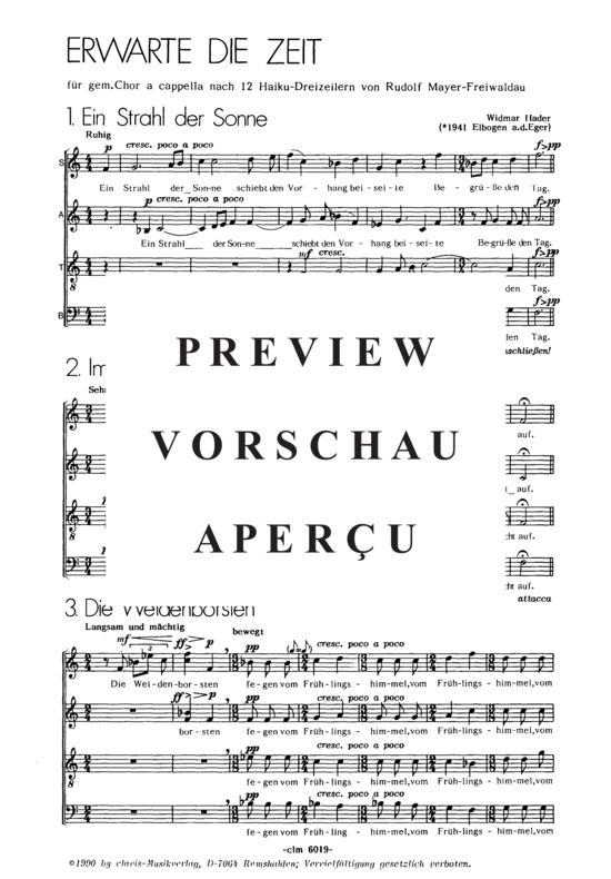 Product gallery: Page 4 of 11 Erwarte die Zeit , , (mixed choir)