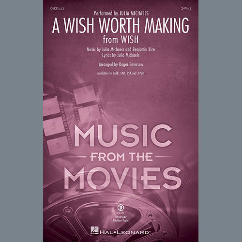 cover: A Wish Worth Making (from Wish) (arr. Roger Emerson), Julia Michaels