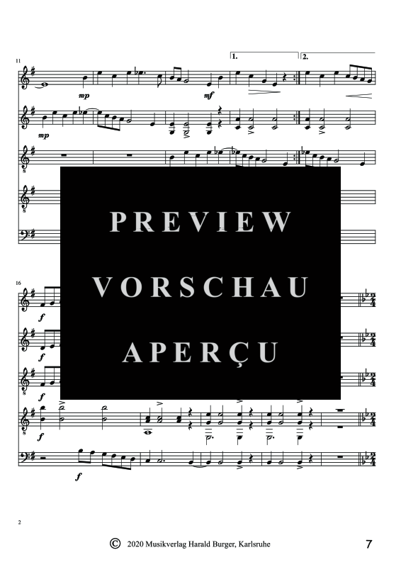 gallery: Herkules Trilogie, , Zupforchester - Partitur