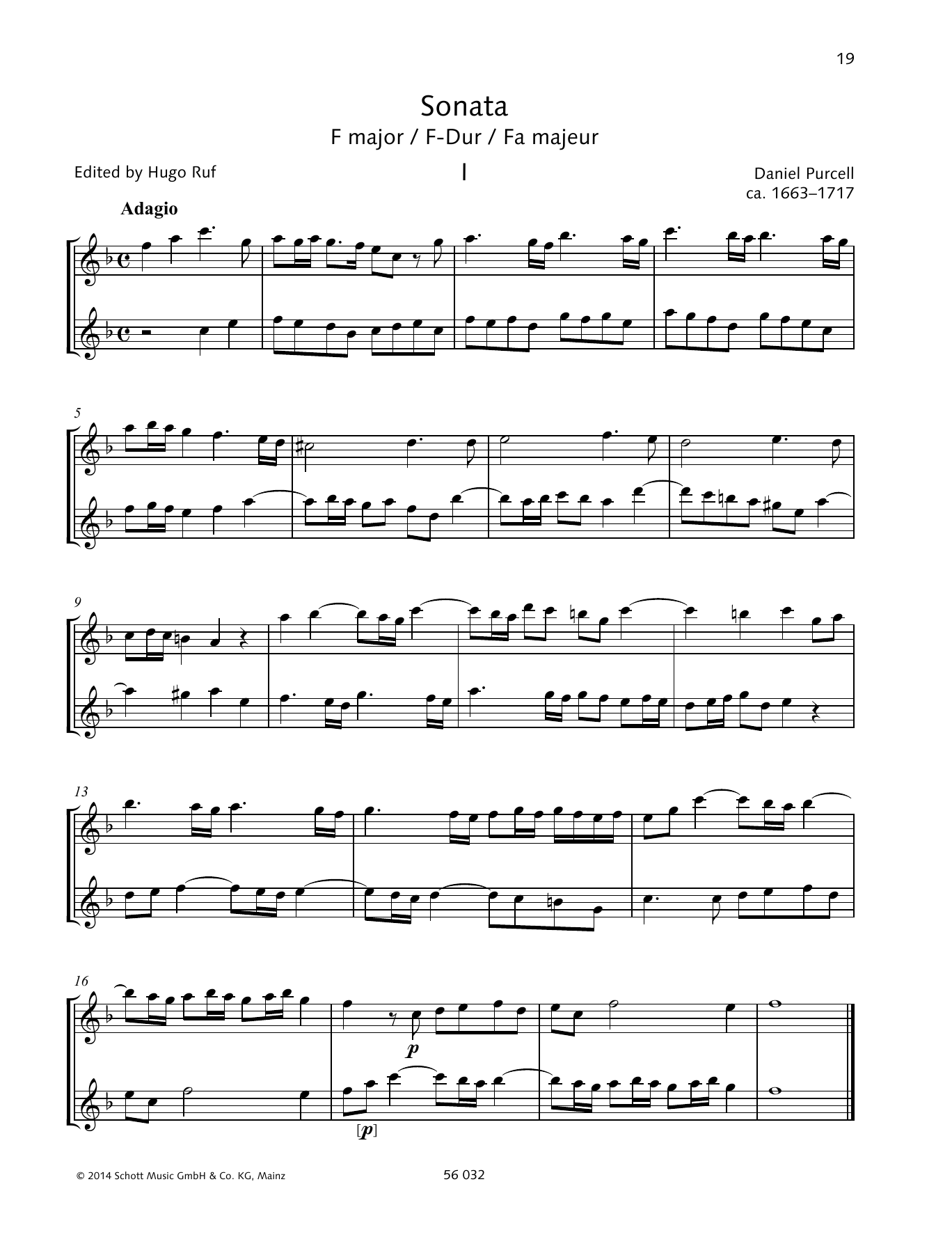 Produktgalerie: Seite 1 von 1 Sonata F Major, Baldassare Galuppi, Chor