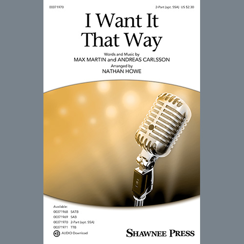 cover: I Want It That Way (arr. Nathan Howe), Backstreet Boys, Chor