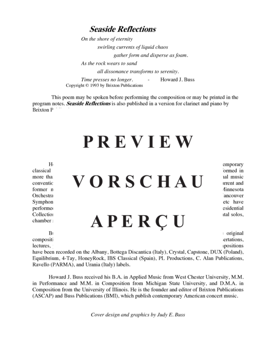 Produktgalerie: Seite 3 von 16 Seaside Reflections , , (Klarinette und Harfe)