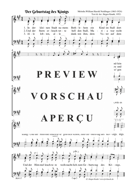 gallery: Der Geburtstag des Königs, , Gemischter Chor