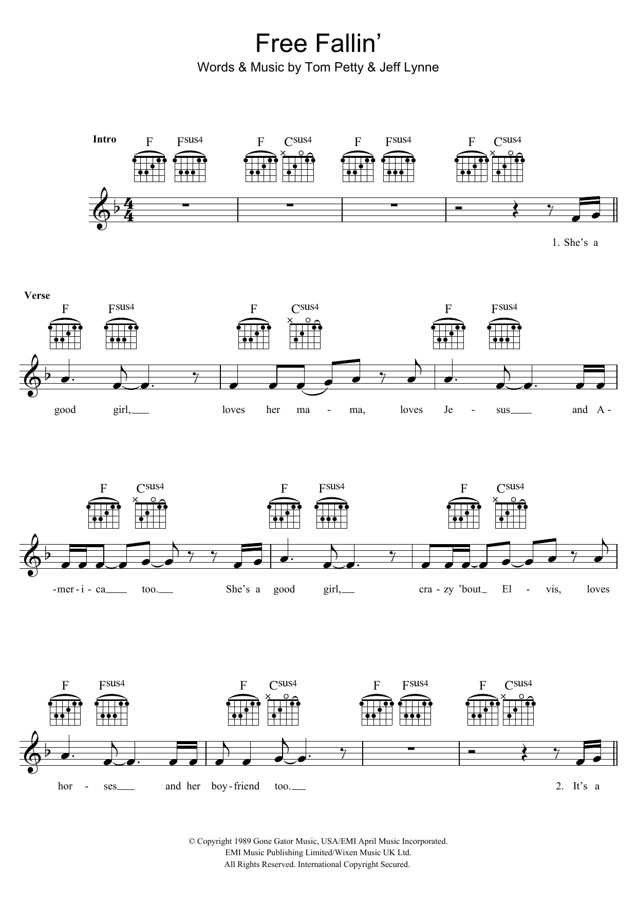Produktbild zu: Free Fallin'
