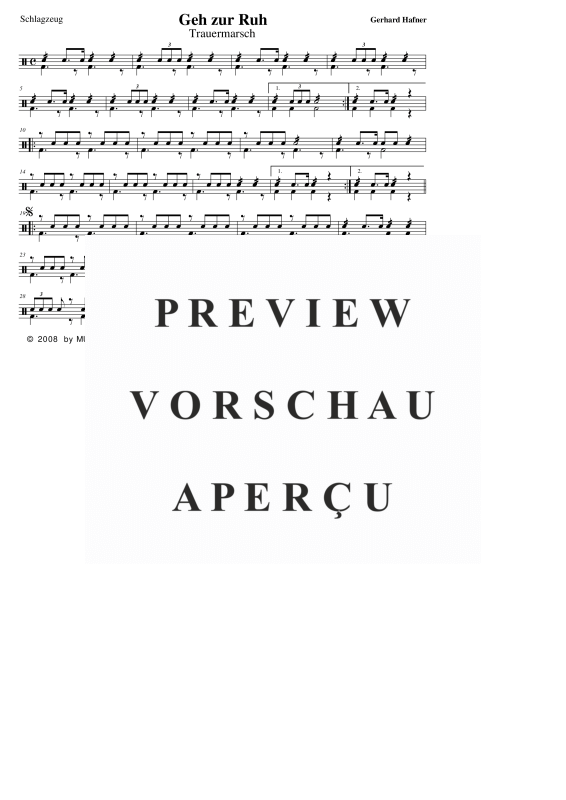 Product gallery: Page 7 of 11 Geh zur Ruh, , (large wind orchestra)