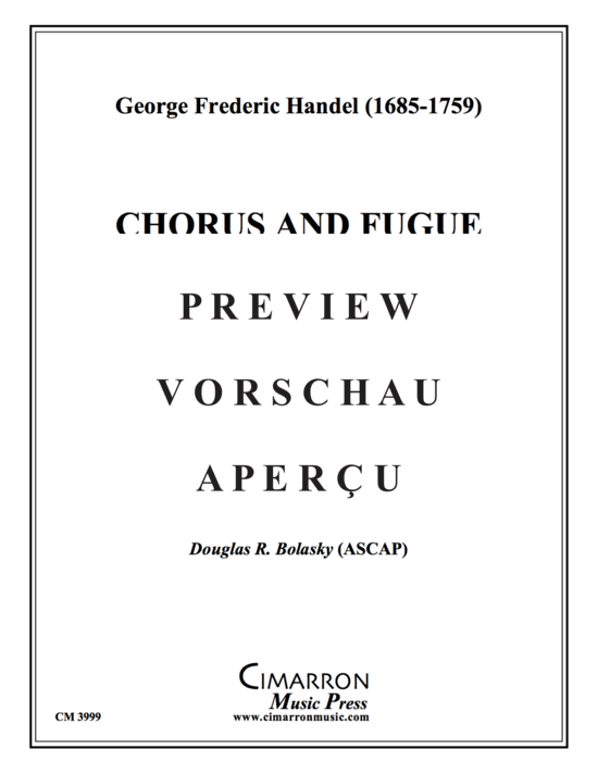 Product gallery: Page 2 of 15 Chorus und Fuge , , (Trombone Quintet)