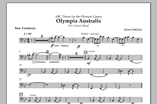 Produktgalerie: Seite 1 von 1 Olympia Australis (Concert Band) - Bass Trombone, , Ensemble