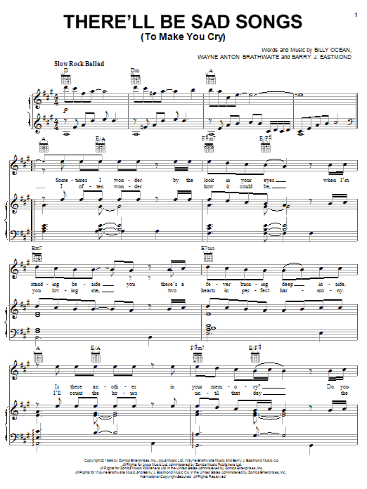 Produktbild zu: There'll Be Sad Songs (To Make You Cry)