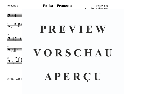 Product gallery: Page 11 of 11 Polka-Franzee, , (Mixed ensemble woodwind and brass)