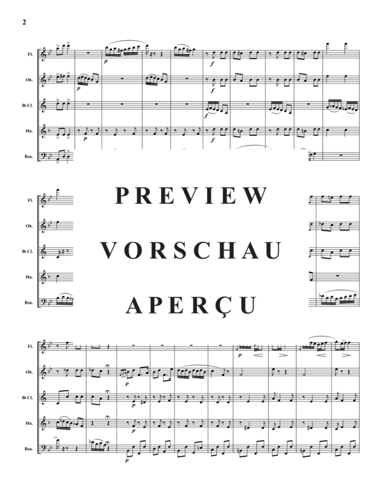 Produktgalerie: Seite 3 von 17 Zwei Norwegische Tänze , , (Holzbläser-Quintett)