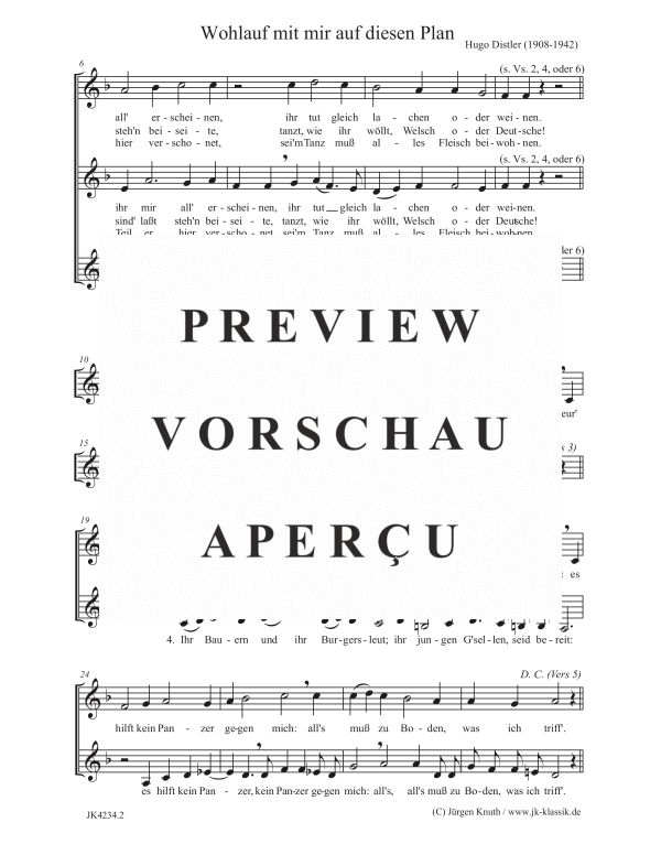 gallery: Wohlauf mit mir auf diesen Plan (Der Jahrkreis, Op.5, Nr.34), , Frauenchor SSA
