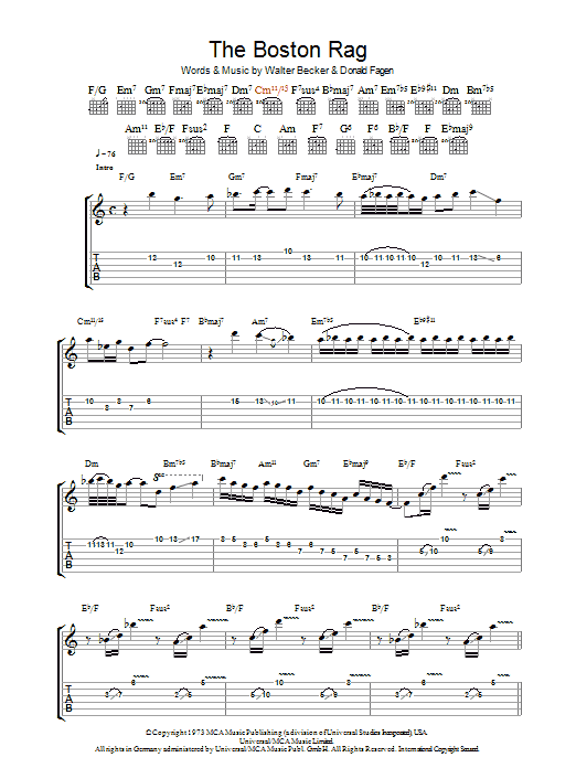 Produktgalerie: Seite 1 von 1 The Boston Rag, Steely Dan, Gitarre