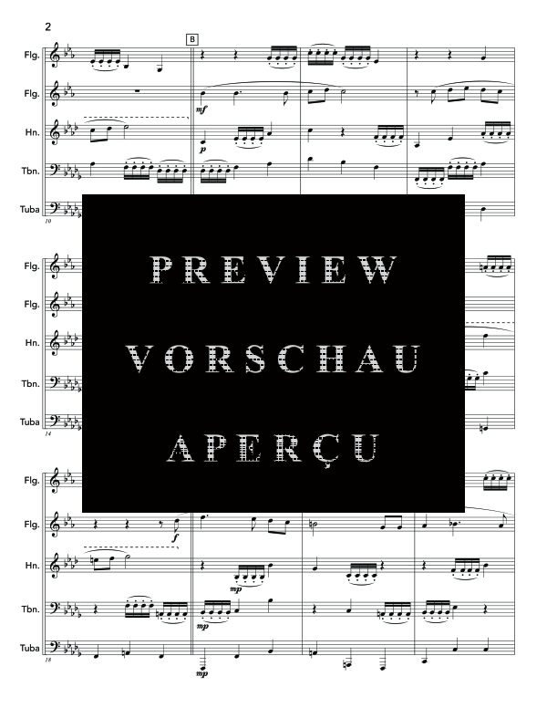 Produktgalerie: Seite 6 von 11 Mon Coeur, A Ta Voix, , (Blechbläser Quintett)