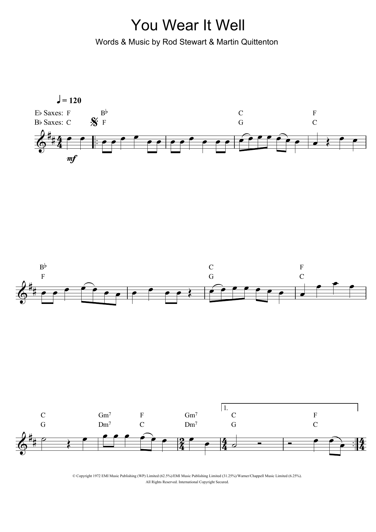 Product gallery: Page 1 of 1 You Wear It Well, Rod Stewart