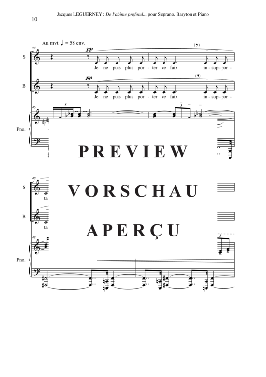gallery: De L´Abîme Profond , , (Sopran, Bariton + Klavier)