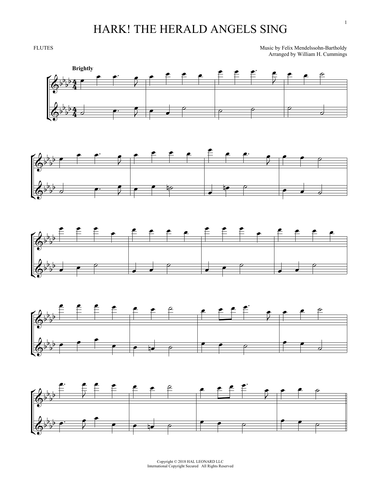 Product gallery: Page 1 of 1 Hark! The Herald Angels Sing, Felix Mendelssohn-Bartholdy