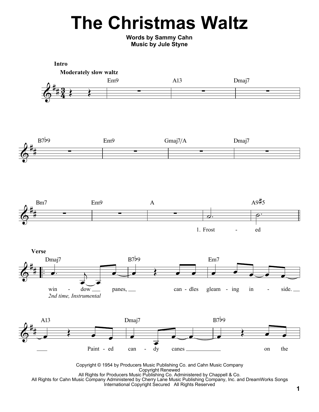 Produktbild zu: The Christmas Waltz