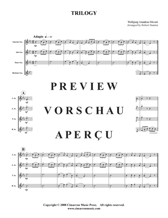 gallery: Sechs Studien über englische Volkslieder , , (Saxophon + Holzbläser-Quartett)