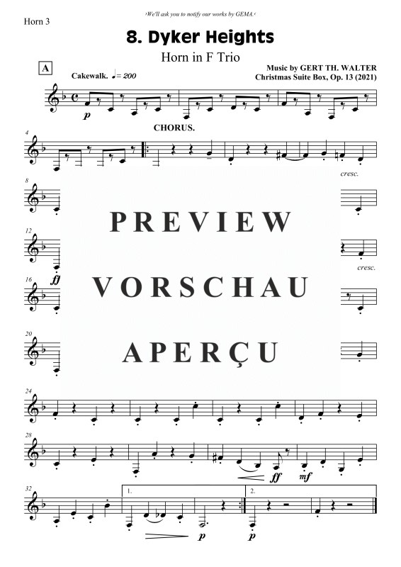 Produktgalerie: Seite 6 von 6 Dyker Heights, , (Horn Trio)