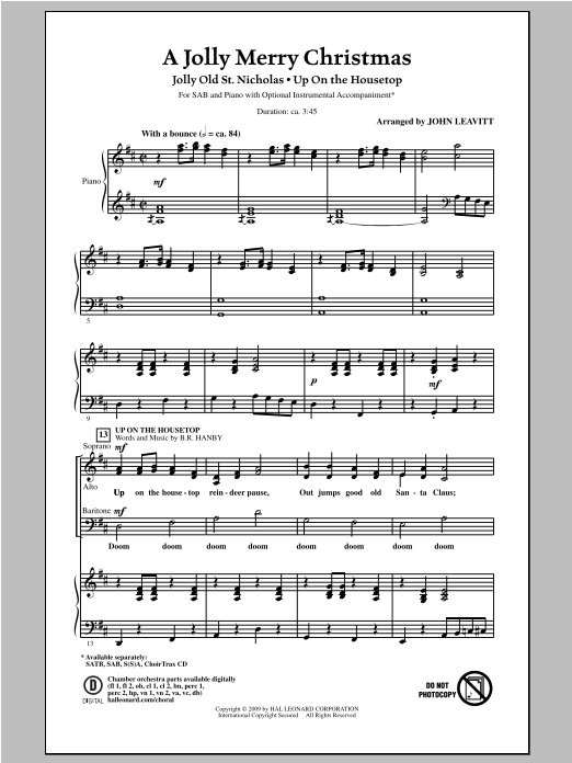 Product gallery: Page 1 of 1 A Jolly Merry Christmas, John Leavitt