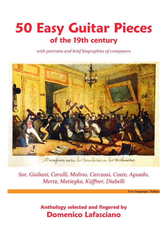 Produktbild zu: 50 Easy Guitar Pieces of the 19th centuryDomenico Lafasciano