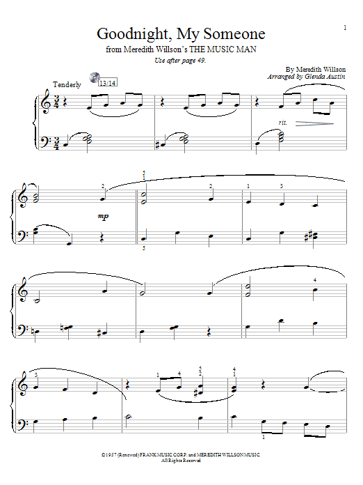 Produktbild zu: Goodnight, My Someone