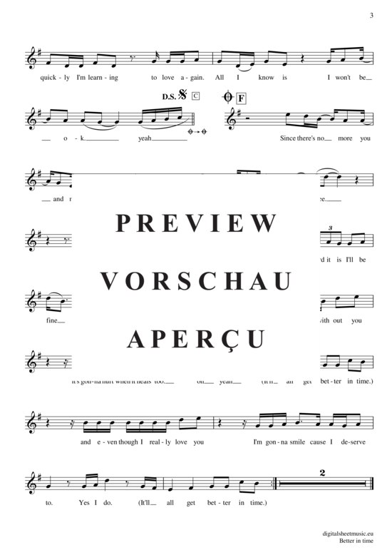 Produktgalerie: Seite 4 von 4 Better in time , Lewis, Leona, Trompete in B