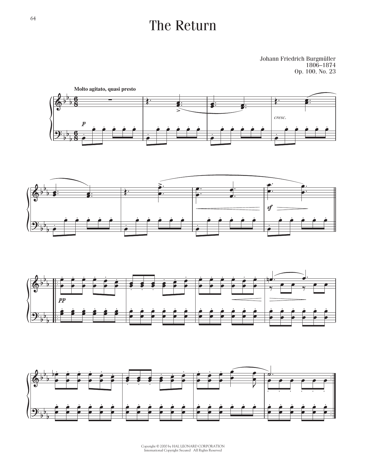 Produktbild zu: The Return, Op. 100, No. 23