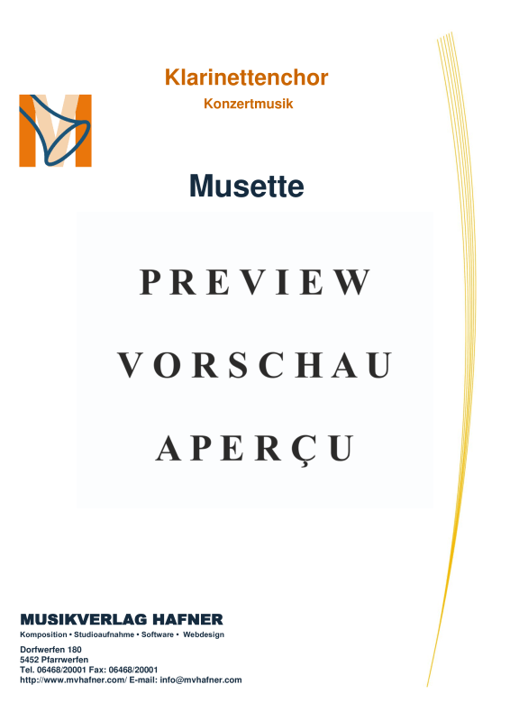 Product gallery: Page 4 of 11 Musette, , (clarinet choir)