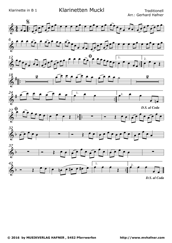 Product gallery: Page 1 of 10 Klarinetten Muckl, , (Clarinet Quintet)