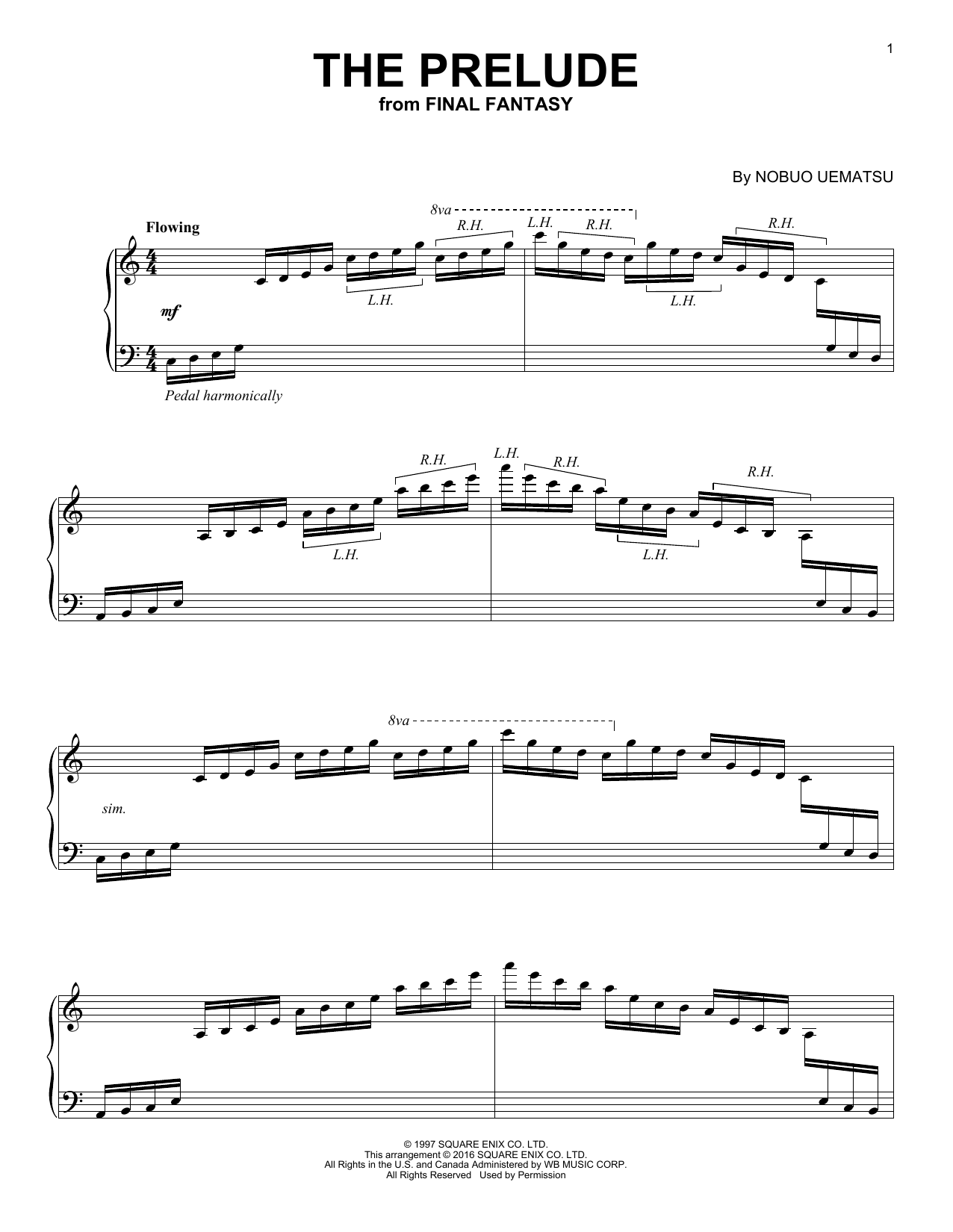 Produktbild zu: The Prelude (from Final Fantasy)