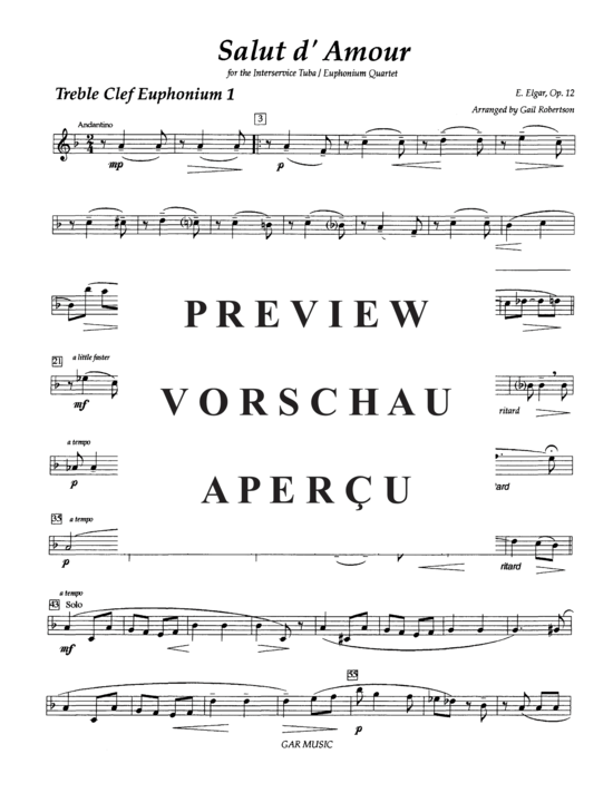Product gallery: Page 9 of 18 Salut d´Amour , , (Tuba Quartett EETT)