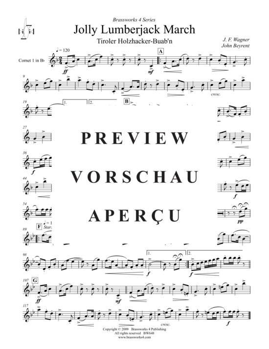 Product gallery: Page 14 of 21 Jolly Lumberjack March , , (Brass Ensemble)