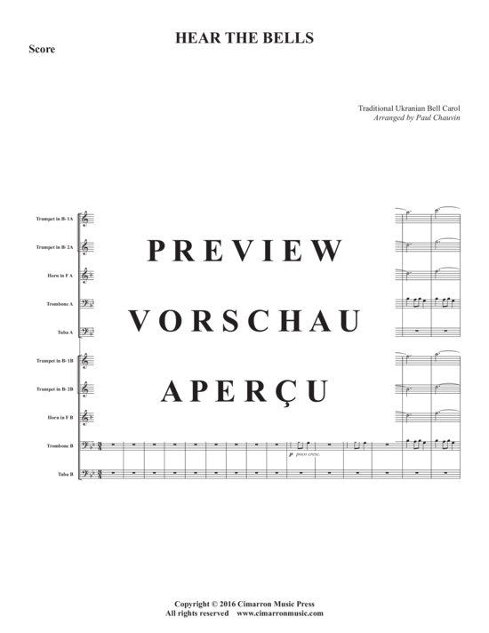 Produktgalerie: Seite 3 von 17 Hear the Bells , , (Doppeltes Blechbläserquintett)