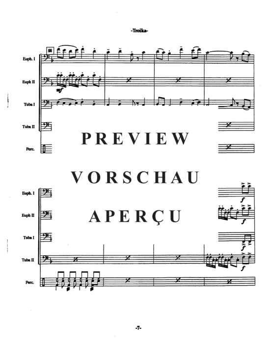 Product gallery: Page 11 of 21 Troika , , (Tuba Quartett EETT + opt. Percussion)