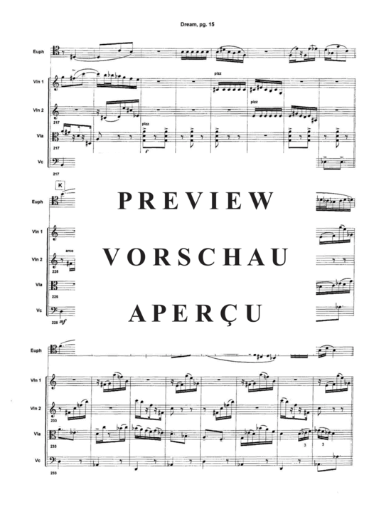 Produktgalerie: Seite 17 von 21 Dream , , (Quintett für Euphonium + Streicherquartett)