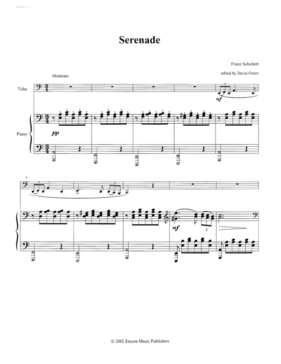 Product picture to: Serenade David Green