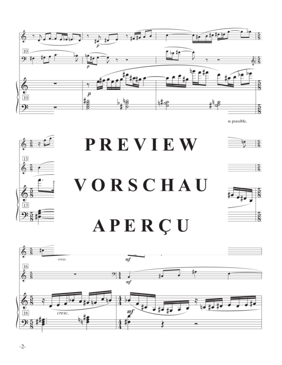 Product gallery: Page 5 of 21 Fugue and Postlude , , (flute, bassoon and piano)