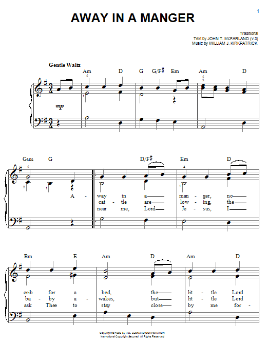 Produktbild zu: Away In A Manger