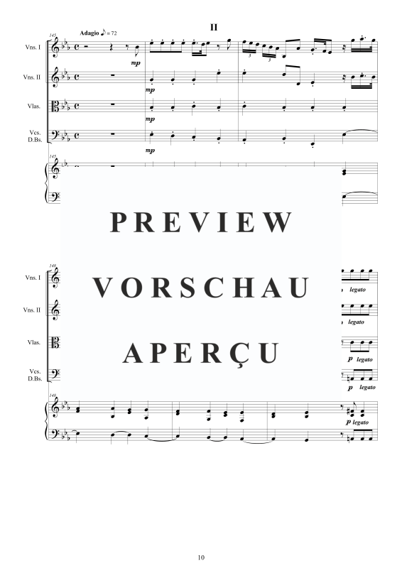 Produktgalerie: Seite 11 von 11 Cembalo Konzert Nr. 3 C-Moll, , Cembalo und Streichorchester